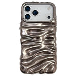 Creme Struktur Galvanisierte TPU Vollschutz Handyhülle, Für iPhone 17, Für iPhone 16 Pro Max