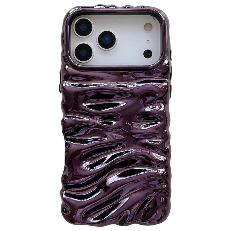 Creme Struktur Galvanisierte TPU Vollschutz Handyhülle, Für iPhone 17, Für iPhone 16 Pro Max