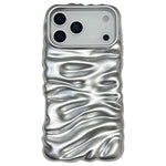 Creme Struktur Galvanisierte TPU Vollschutz Handyhülle, Für iPhone 17, Für iPhone 16 Pro Max