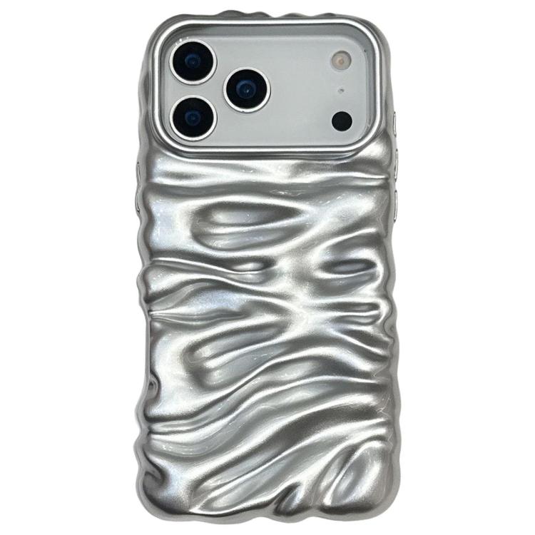 Creme Struktur Galvanisierte TPU Vollschutz Handyhülle, Für iPhone 17, Für iPhone 16 Pro Max