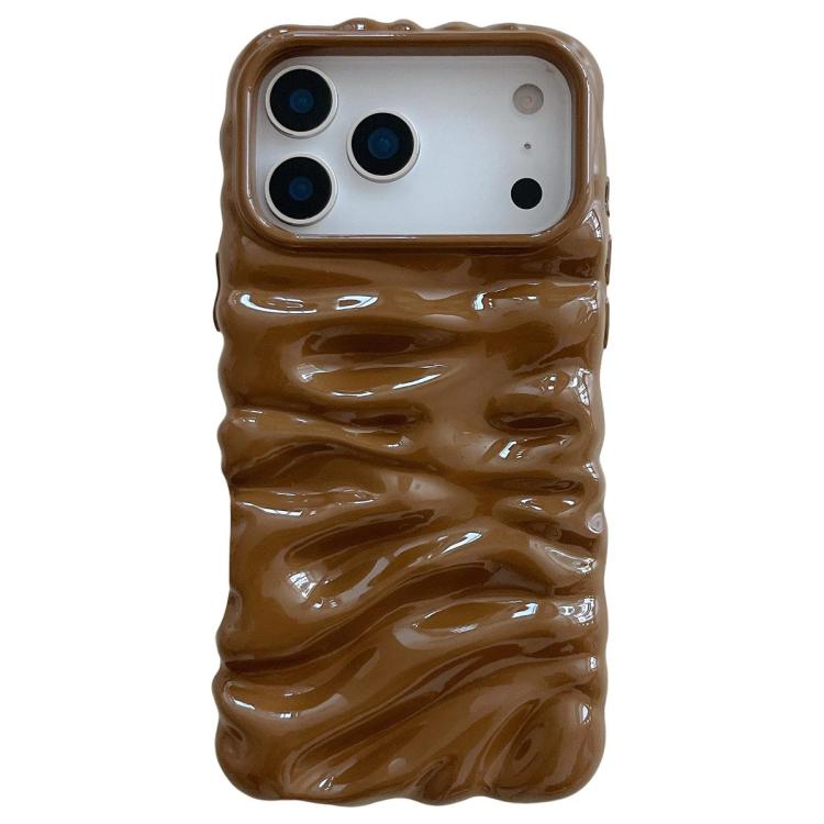 Creme Struktur Galvanisierte TPU Vollschutz Handyhülle, Für iPhone 17, Für iPhone 16 Pro Max