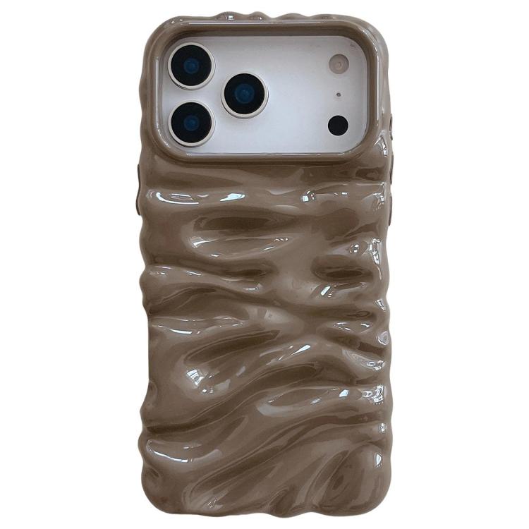 Creme Struktur Galvanisierte TPU Vollschutz Handyhülle, Für iPhone 17, Für iPhone 16 Pro Max