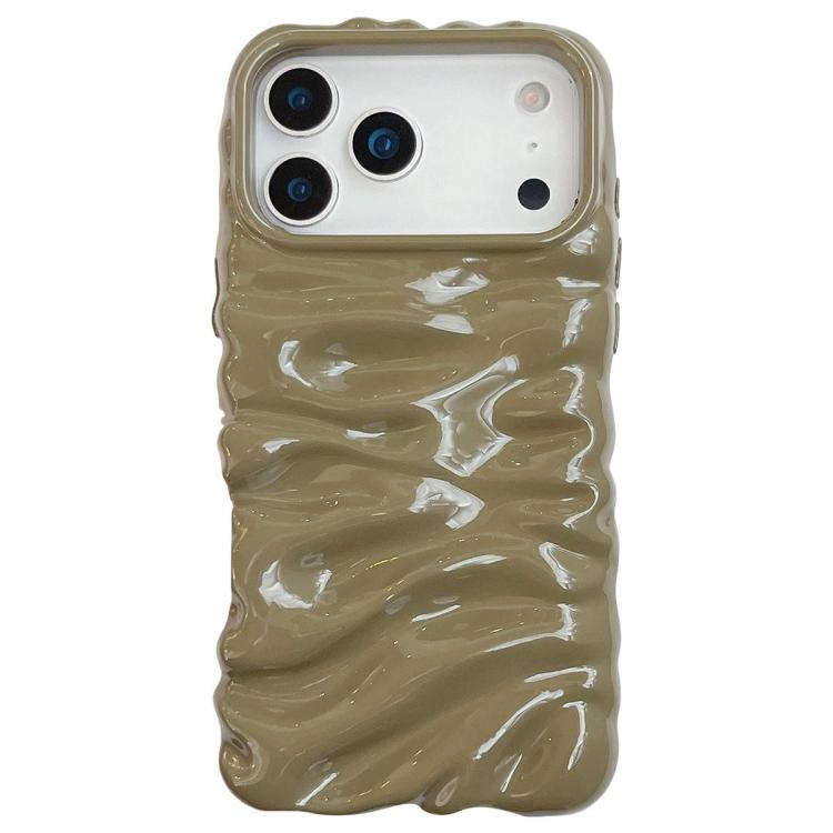 Creme Struktur Galvanisierte TPU Vollschutz Handyhülle, Für iPhone 17, Für iPhone 16 Pro Max