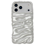 Creme Struktur Galvanisierte TPU Vollschutz Handyhülle, Für iPhone 17, Für iPhone 16 Pro Max