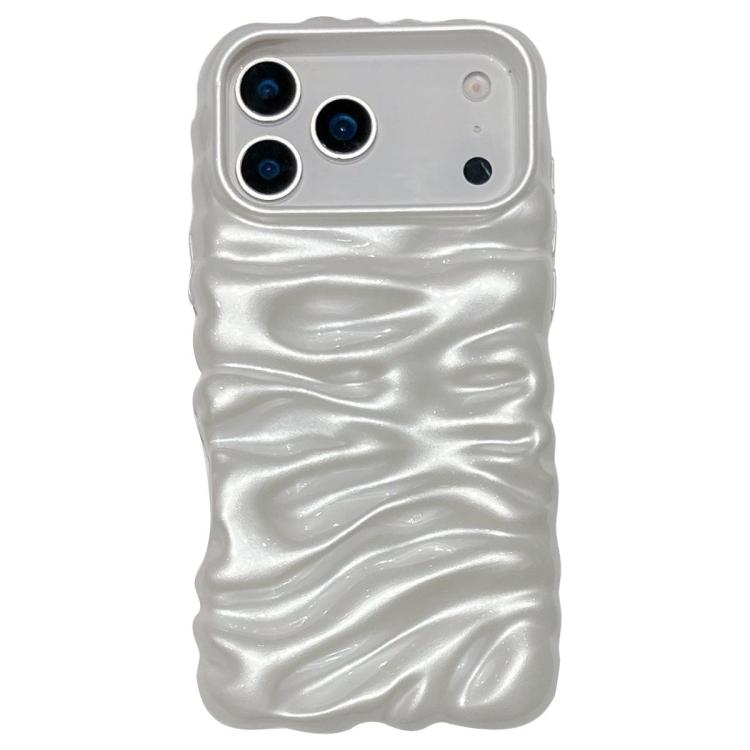 Creme Struktur Galvanisierte TPU Vollschutz Handyhülle, Für iPhone 17, Für iPhone 16 Pro Max