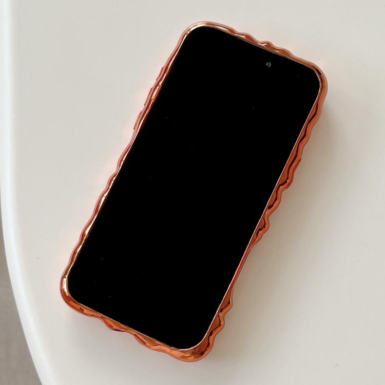 Creme Struktur Galvanisierte TPU Vollschutz Handyhülle, Für iPhone 17, Für iPhone 16 Pro Max
