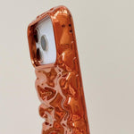 Creme Struktur Galvanisierte TPU Vollschutz Handyhülle, Für iPhone 17, Für iPhone 16 Pro Max