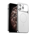 Corning Glass Plating Large Window MagSafe Phone Case, For iPhone 12 Pro, For iPhone 11 Pro Max, For iPhone 11