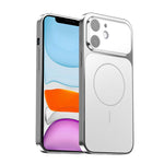 Corning Glass Plating Large Window MagSafe Phone Case, For iPhone 12 Pro, For iPhone 11 Pro Max, For iPhone 11