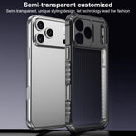 War Shadow Stripe Serie Airbag mattierte stoßfeste Handyhülle, Für iPhone 17 Pro Max, Für iPhone 17 Pro