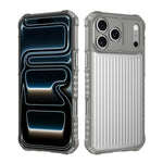 War Shadow Stripe Serie Airbag mattierte stoßfeste Handyhülle, Für iPhone 17 Pro Max, Für iPhone 17 Pro