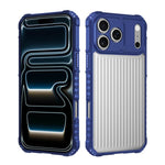 War Shadow Stripe Serie Airbag mattierte stoßfeste Handyhülle, Für iPhone 17 Pro Max, Für iPhone 17 Pro
