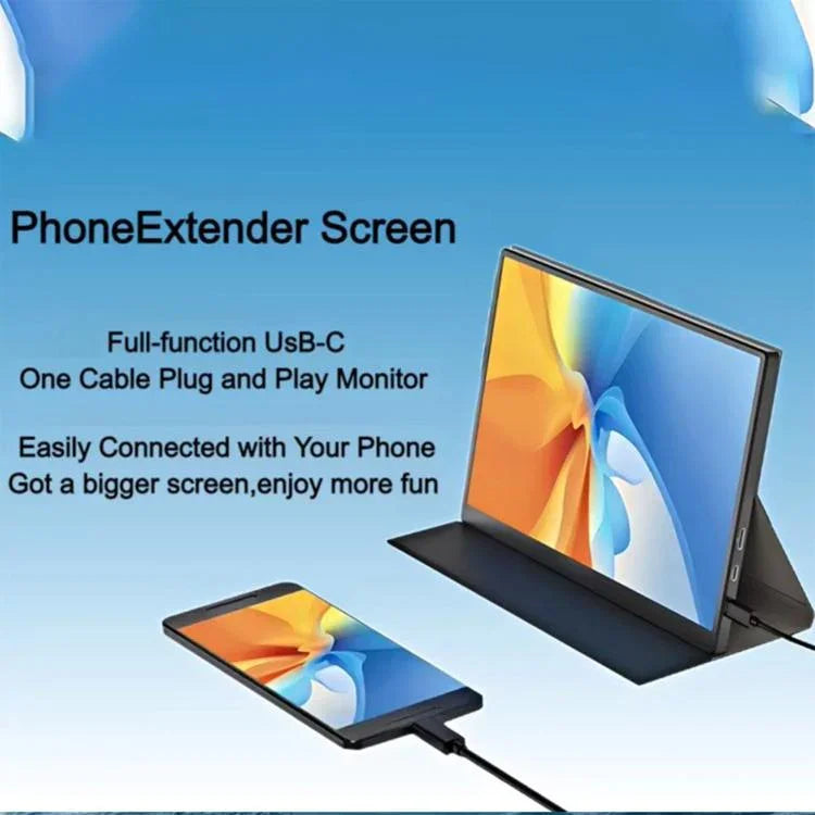 P105A01D 10,5 Zoll IPS Tragbarer Monitor mit HD / Typ-C Erweiterung, US-Stecker, 10,5 Zoll