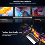 Z140A01D 14-Zoll 1080P Dual-Screen Tragbarer Monitor zur Laptop-Erweiterung, 14 Zoll 1080P