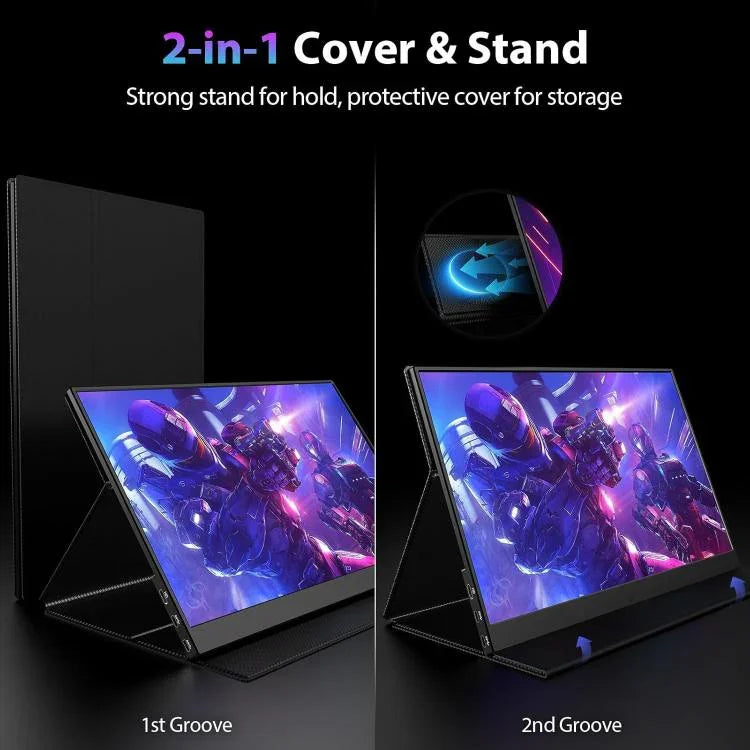 P161Q10G 16,1 Zoll 2.5K Tragbarer Monitor 144Hz Erweiterter Bildschirm, 16,1 Zoll 2.5K 144Hz