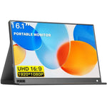 P161A11D 16,1 Zoll 1080P Tragbarer Monitor Gaming Erweiterter Bildschirm, 16,1 Zoll 1080P