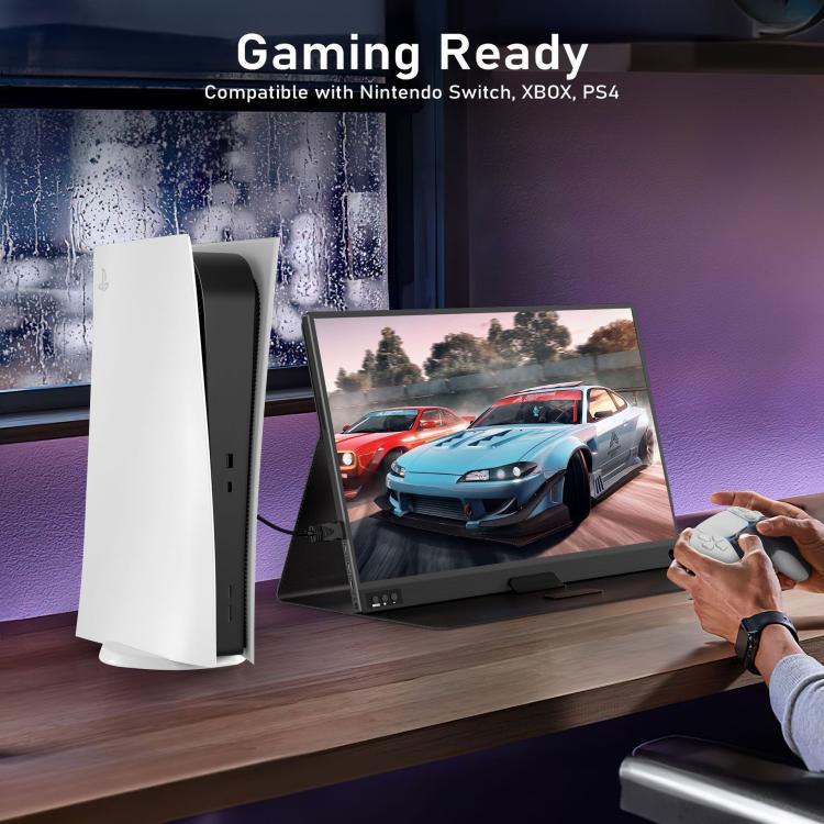P161A11D 16,1 Zoll 1080P Tragbarer Monitor Gaming Erweiterter Bildschirm, 16,1 Zoll 1080P