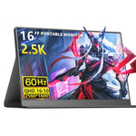 P160Q16BW 16 Zoll 2.5K Tragbarer Monitor Gaming Erweiterter Bildschirm, 16 Zoll 2.5K 60Hz