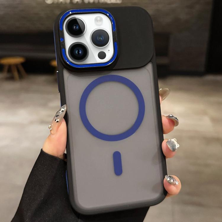 Skin Feel Frosted Metal Lens Holder MagSafe Magnetic Phone Case, For iPhone 12 Pro Max, For iPhone 12 Pro, For iPhone 11