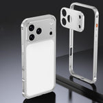 Armor doppelseitige rutschfeste Metallrahmenhülle mit Objektivschutz, Für iPhone 17 Pro Max, Für iPhone 17 Pro, Für iPhone 17, Für iPhone 16 Pro Max, Für iPhone 16 Pro, Für iPhone 16