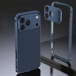 Armor doppelseitige rutschfeste Metallrahmenhülle mit Objektivschutz, Für iPhone 17 Pro Max, Für iPhone 17 Pro, Für iPhone 17, Für iPhone 16 Pro Max, Für iPhone 16 Pro, Für iPhone 16