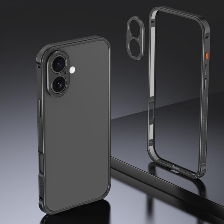 Armor doppelseitige rutschfeste Metallrahmenhülle mit Objektivschutz, Für iPhone 17 Pro Max, Für iPhone 17 Pro, Für iPhone 17, Für iPhone 16 Pro Max, Für iPhone 16 Pro, Für iPhone 16