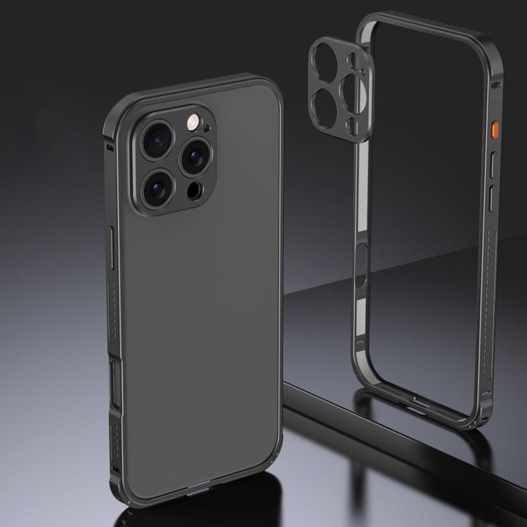 Armor doppelseitige rutschfeste Metallrahmenhülle mit Objektivschutz, Für iPhone 17 Pro Max, Für iPhone 17 Pro, Für iPhone 17, Für iPhone 16 Pro Max, Für iPhone 16 Pro, Für iPhone 16