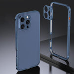Armor doppelseitige rutschfeste Metallrahmenhülle mit Objektivschutz, Für iPhone 17 Pro Max, Für iPhone 17 Pro, Für iPhone 17, Für iPhone 16 Pro Max, Für iPhone 16 Pro, Für iPhone 16