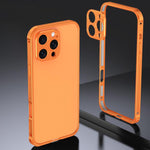Armor doppelseitige rutschfeste Metallrahmenhülle mit Objektivschutz, Für iPhone 17 Pro Max, Für iPhone 17 Pro, Für iPhone 17, Für iPhone 16 Pro Max, Für iPhone 16 Pro, Für iPhone 16