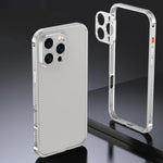 Armor doppelseitige rutschfeste Metallrahmenhülle mit Objektivschutz, Für iPhone 17 Pro Max, Für iPhone 17 Pro, Für iPhone 17, Für iPhone 16 Pro Max, Für iPhone 16 Pro, Für iPhone 16