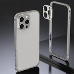 Armor doppelseitige rutschfeste Metallrahmenhülle mit Objektivschutz, Für iPhone 17 Pro Max, Für iPhone 17 Pro, Für iPhone 17, Für iPhone 16 Pro Max, Für iPhone 16 Pro, Für iPhone 16