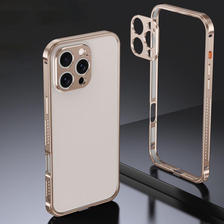 Armor doppelseitige rutschfeste Metallrahmenhülle mit Objektivschutz, Für iPhone 17 Pro Max, Für iPhone 17 Pro, Für iPhone 17, Für iPhone 16 Pro Max, Für iPhone 16 Pro, Für iPhone 16