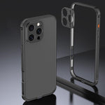 Armor doppelseitige rutschfeste Metallrahmenhülle mit Objektivschutz, Für iPhone 17 Pro Max, Für iPhone 17 Pro, Für iPhone 17, Für iPhone 16 Pro Max, Für iPhone 16 Pro, Für iPhone 16