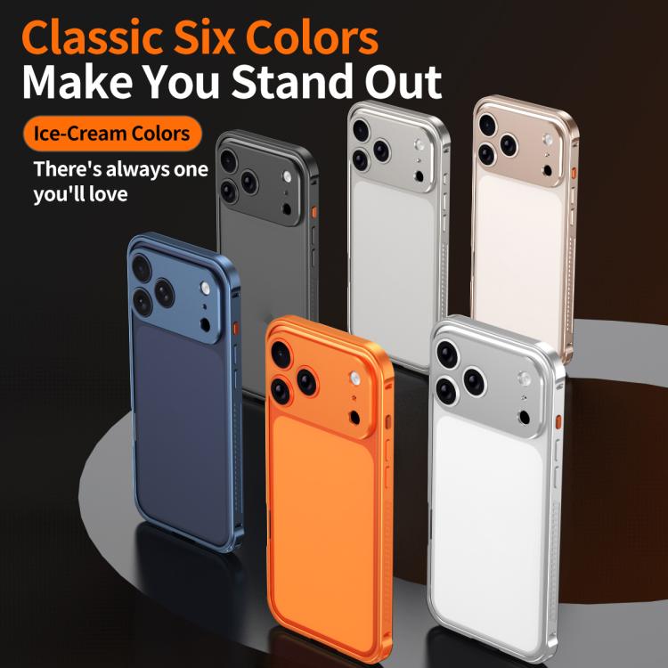 Armor doppelseitige rutschfeste Metallrahmenhülle mit Objektivschutz, Für iPhone 17 Pro Max, Für iPhone 17 Pro, Für iPhone 17, Für iPhone 16 Pro Max, Für iPhone 16 Pro, Für iPhone 16