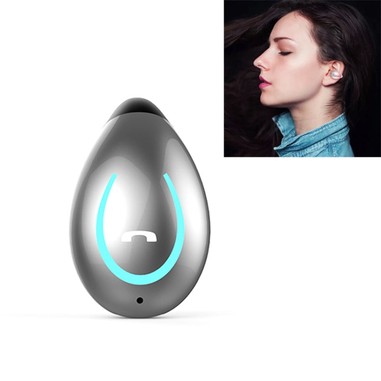 YX08 Ultraleichte Ohrbügel kabellose V5.0 Bluetooth-Kopfhörer Ohrclip Stereo Bluetooth-Headset mit Mikrofon, Einzelstück