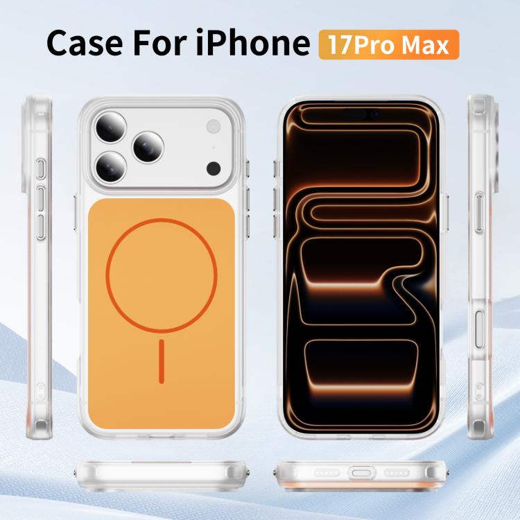 Crystal Frosted Skin Feel Magnetic MagSafe Phone Case, For iPhone 17 Pro Max, For iPhone 17 Pro, For iPhone 17, For iPhone Air
