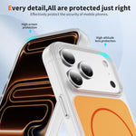 Crystal Frosted Skin Feel Magnetic MagSafe Phone Case, For iPhone 17 Pro Max, For iPhone 17 Pro, For iPhone 17, For iPhone Air