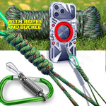Drehbare Halterung MagSafe Hülle aus Hohlmetall mit Lanyard, für iPhone 17e / 16e, für iPhone 17 Pro Max, für iPhone 17 Pro, für iPhone 17, für iPhone 16 Pro Max, für iPhone 16 Pro, für iPhone 16 Plus, für iPhone 16