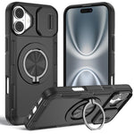 Camshield Rotation Holder MagSafe Handyhülle, Für iPhone 17 Pro Max, Für iPhone 17 Pro, Für iPhone 16 Pro Max, Für iPhone 16 Pro, Für iPhone 16 Plus, Für iPhone 16, Für iPhone 15 Pro Max, Für iPhone 15 Pro