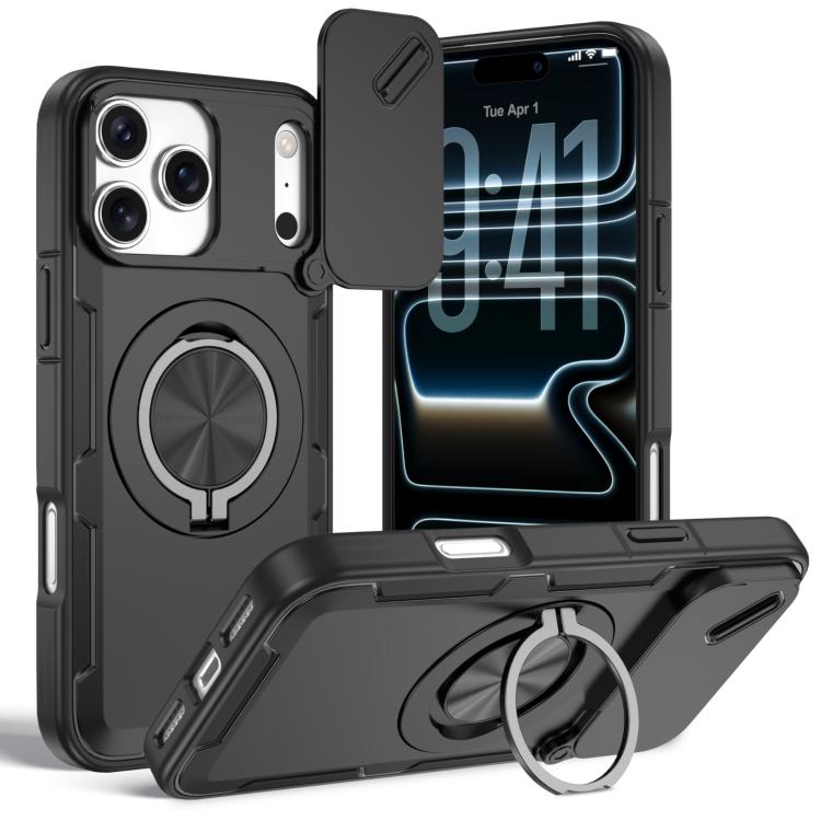 Camshield Rotation Holder MagSafe Handyhülle, Für iPhone 17 Pro Max, Für iPhone 17 Pro, Für iPhone 16 Pro Max, Für iPhone 16 Pro, Für iPhone 16 Plus, Für iPhone 16, Für iPhone 15 Pro Max, Für iPhone 15 Pro