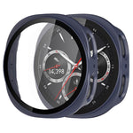 xDfind Tempered Film Integrated Frosted PC Watch Protective Cover, For Samsung Galaxy Watch8 44mm, For Samsung Galaxy Watch8 40mm