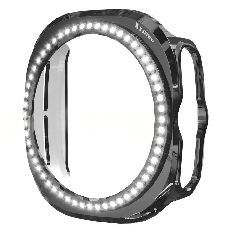 xDfind Einzelreihige Diamant-Hohl-PC-Uhrenabdeckung, für Samsung Galaxy Watch Ultra 47mm / Ultra 2025