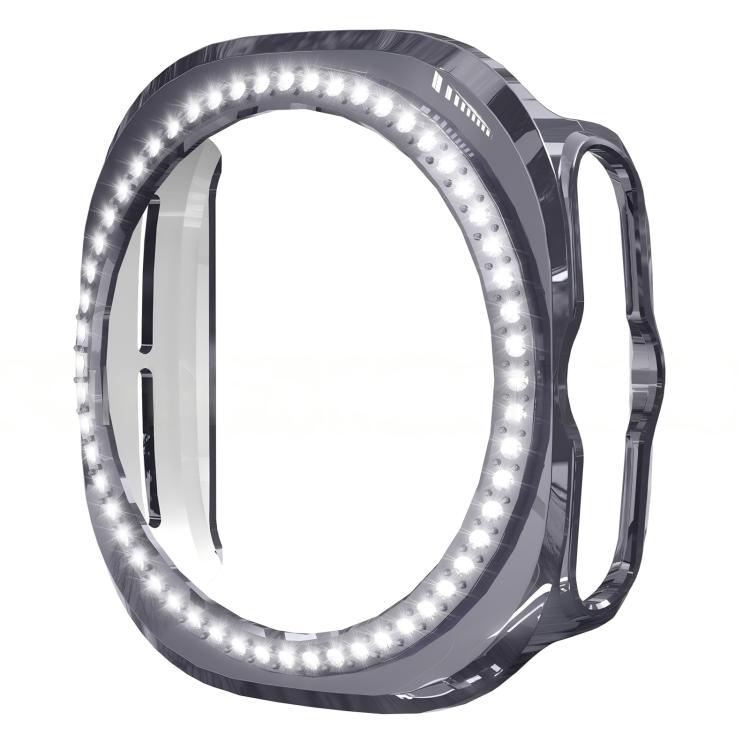 xDfind Einzelreihige Diamant-Hohl-PC-Uhrenabdeckung, für Samsung Galaxy Watch Ultra 47mm / Ultra 2025