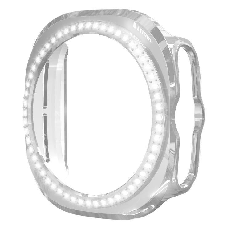 xDfind Einzelreihige Diamant-Hohl-PC-Uhrenabdeckung, für Samsung Galaxy Watch Ultra 47mm / Ultra 2025