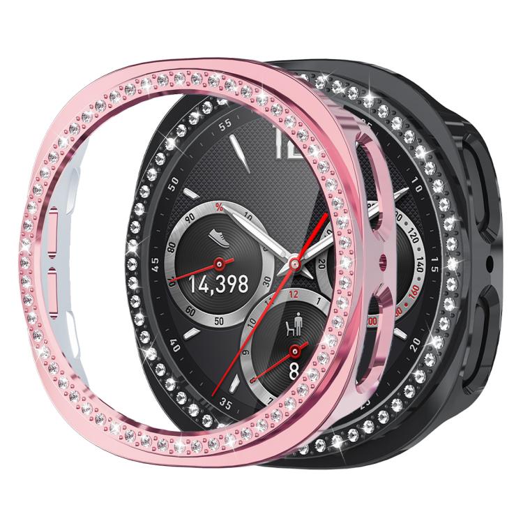 xDfind Einreihige, diamantförmige, hohle PC-Uhrenhülle, für Samsung Galaxy Watch8 44 mm und 40 mm