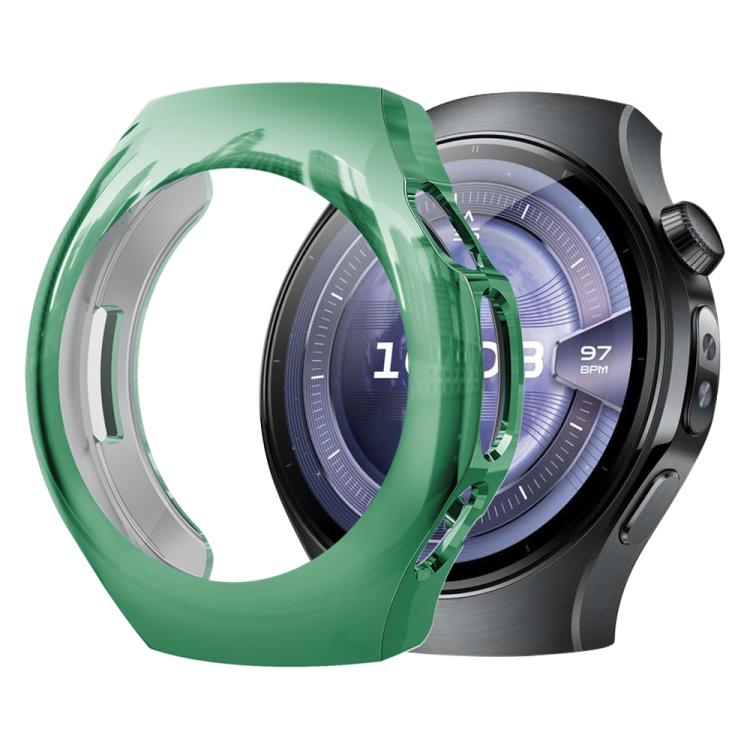 xDfind Plating Tempered Film Integrated TPU Watch Protective Cover, For Huawei Watch 5 42mm, For Huawei Watch 5 46mm