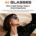 M02 8MP Kamera KI Smartbrille mit photochromen Gläsern