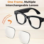 M02 8MP Kamera KI Smartbrille mit photochromen Gläsern