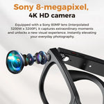M02 8MP Kamera KI Smartbrille mit photochromen Gläsern