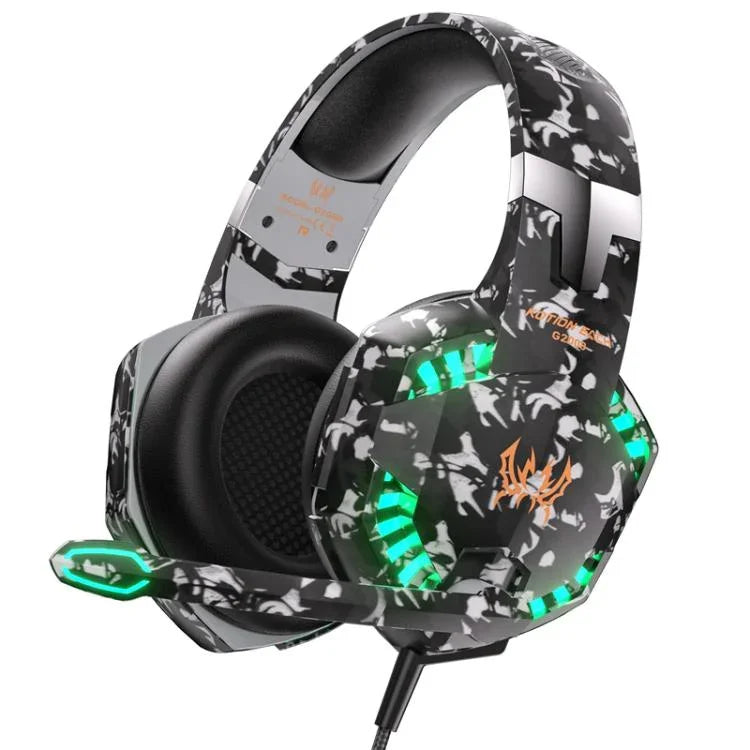 KOTION EACH G2000 Kabelgebundene Gaming-Kopfhörer mit LED-Beleuchtung